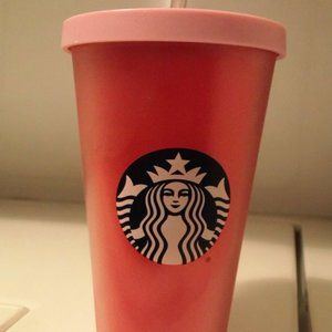 Starbucks 16 oz Orange cup